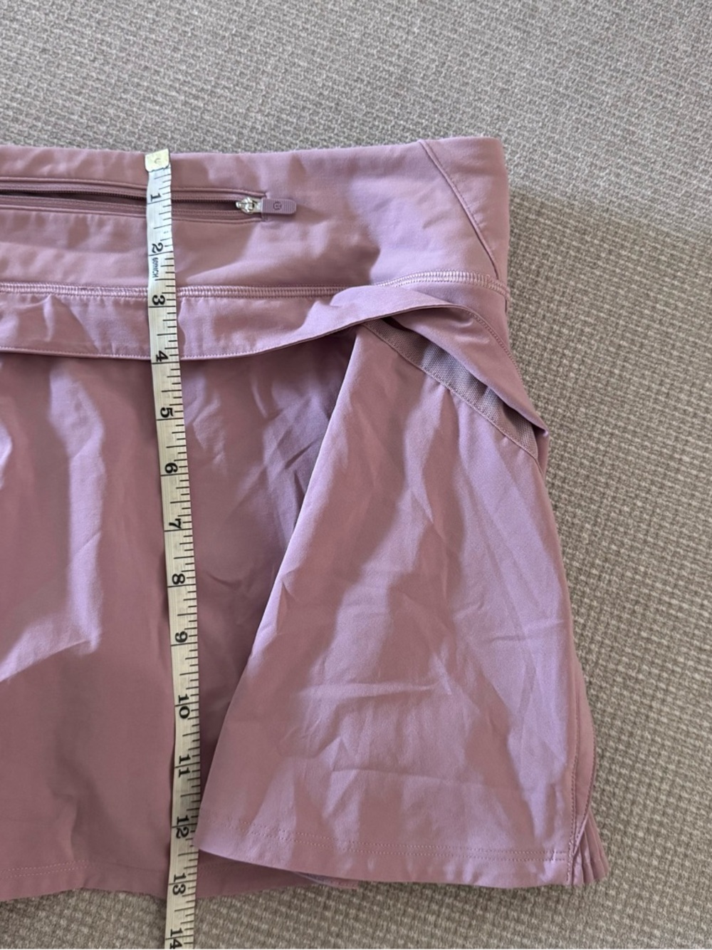 Lululemon Women's Athletic Skort - Dusty Rose 8 - Picture 6 of 6
